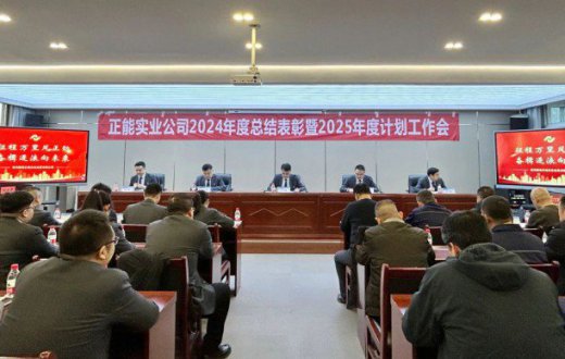 鹏程万里风正劲 奋楫逐浪向未来 —— 宝鸡国资正能实业发展有限公司召开2024年度总结表彰暨2025年度计划工作会